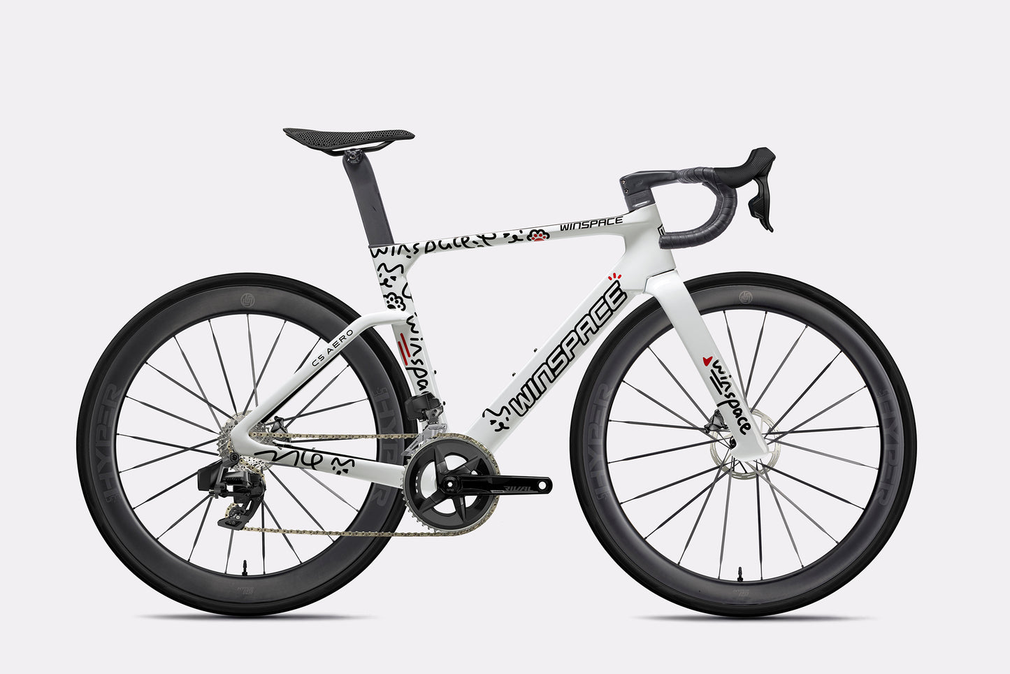 Winspace C5 Aero Endurance Carbon Road Bike - SRAM Rival eTap AXS