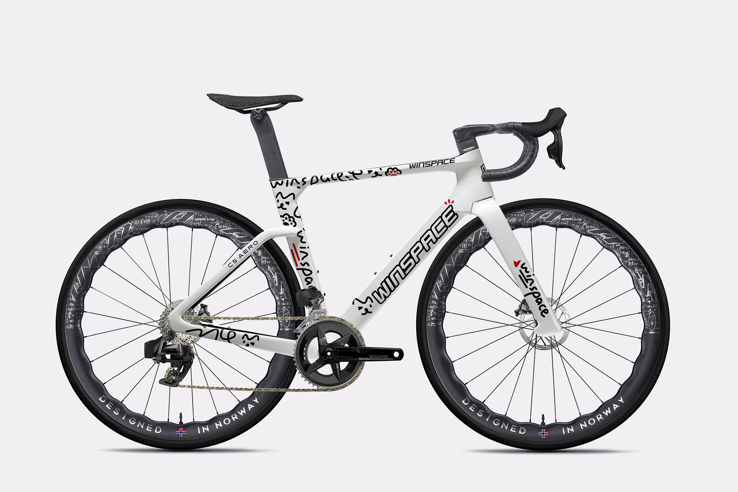 Winspace C5 Aero Endurance Carbon Road Bike - SRAM Rival eTap AXS