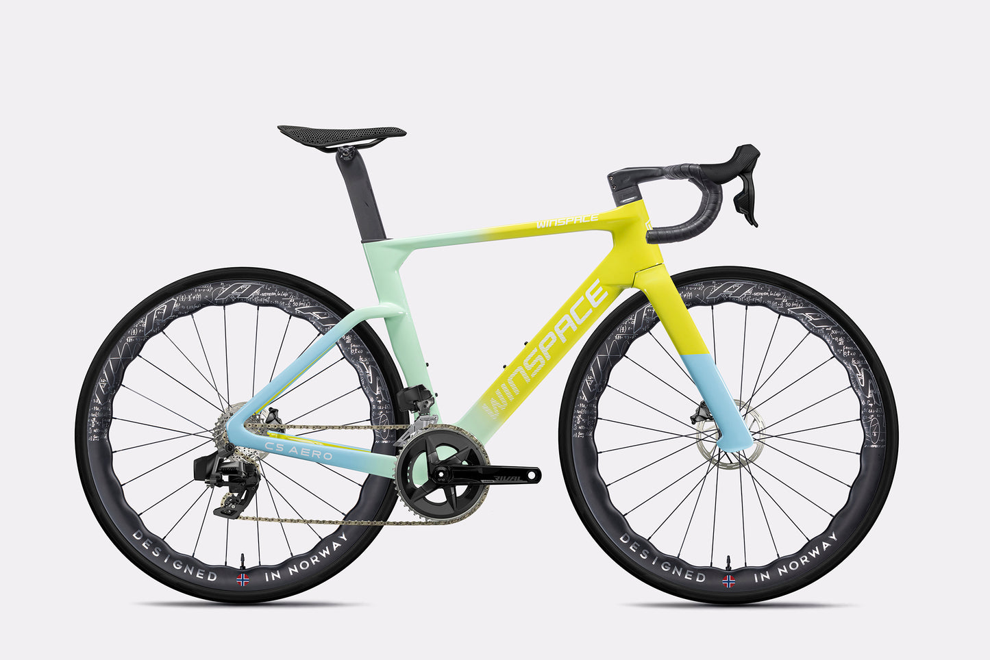 Winspace C5 Aero Endurance Carbon Road Bike - SRAM Rival eTap AXS