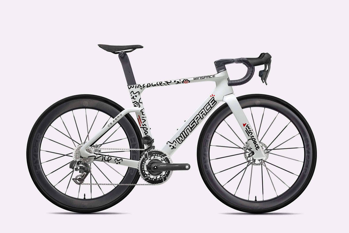 Winspace C5 Aero Endurance Carbon Road Bike - SRAM Red E1 AXS