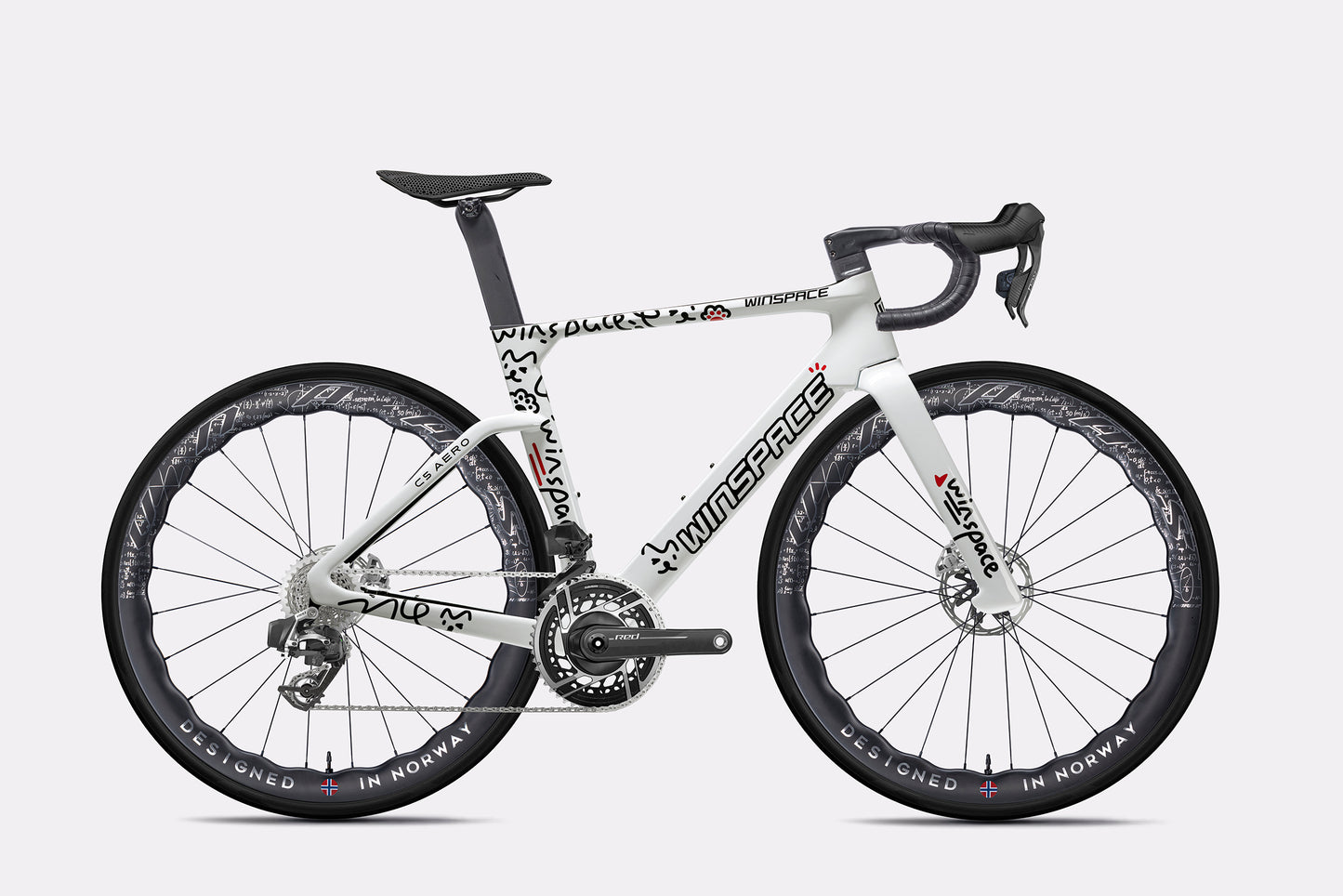 Winspace C5 Aero Endurance Carbon Road Bike - SRAM Red E1 AXS