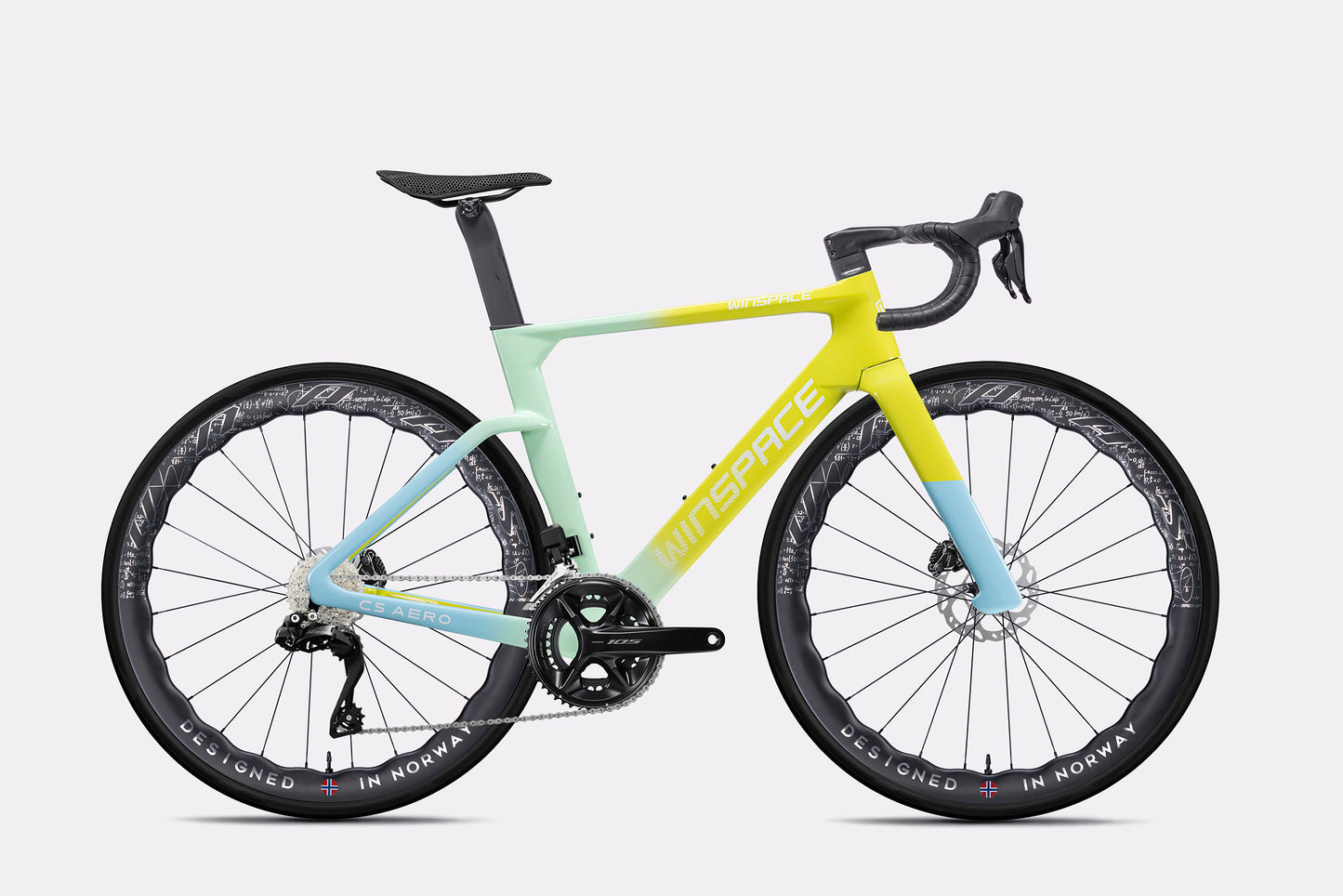 Winspace C5 Aero Road Bike - Shimano 105 Di2