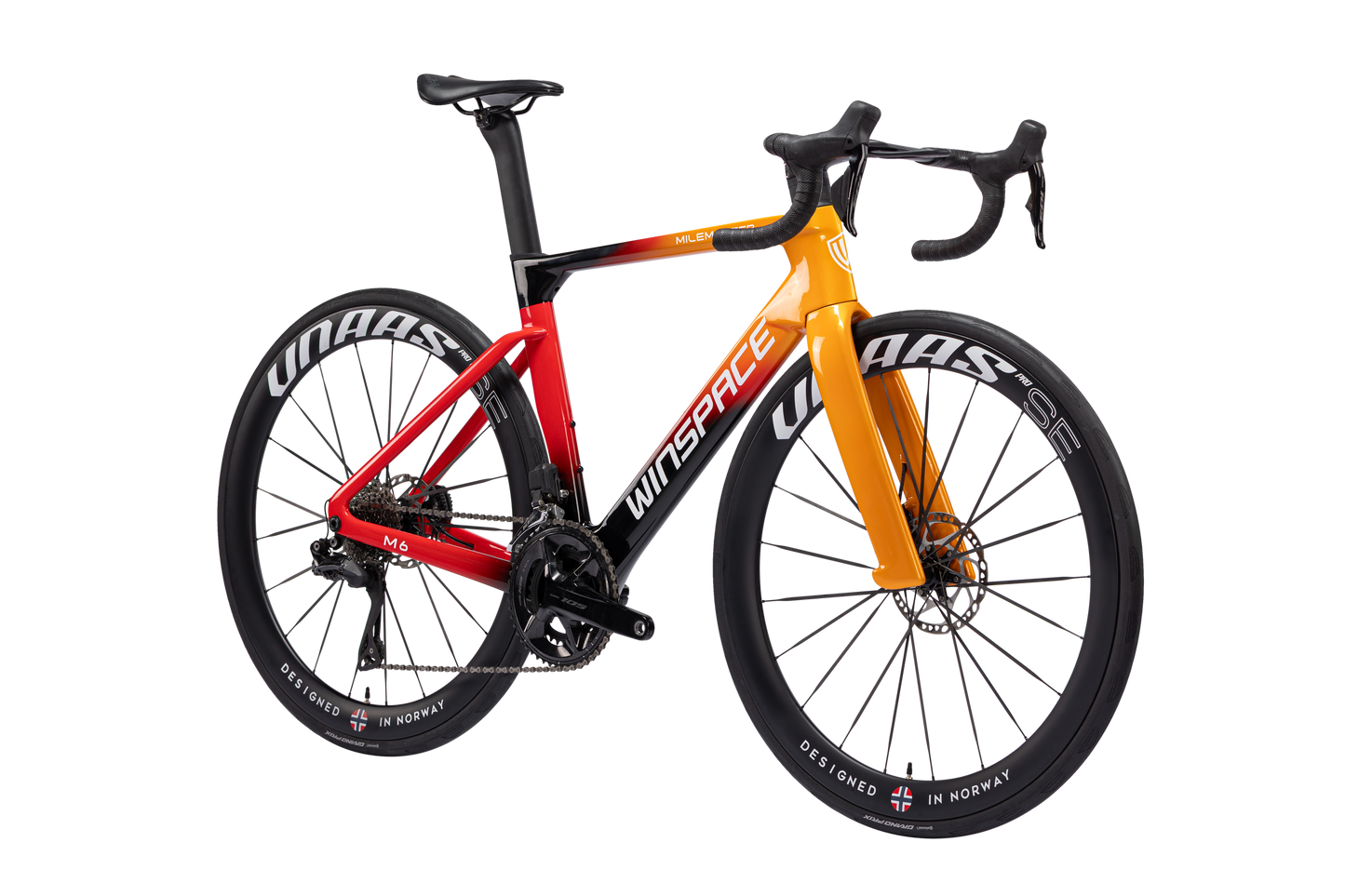 Winspace M6 Aero Road Bike - SRAM Rival E1 AXS